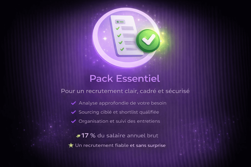 Pack Essentiel – Agence de Recrutement à Marseille pour un Recrutement Clair et Sécurisé